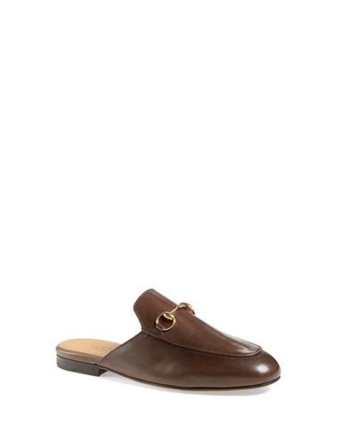 gucci princetown mules brown